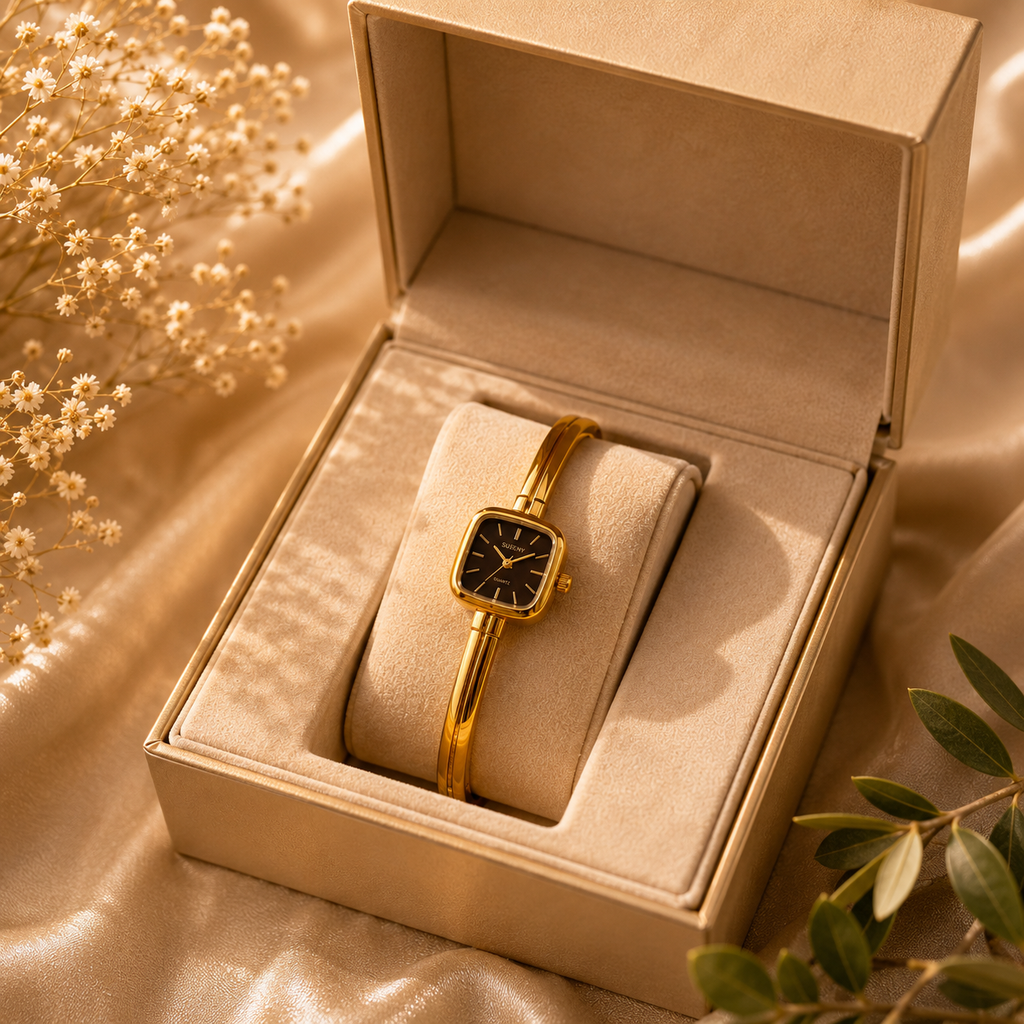 18K Gold Plated Watch