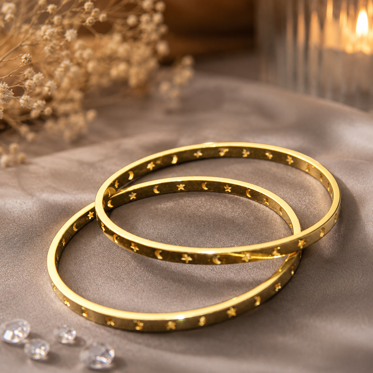 18K Gold Plated Women's Bangle