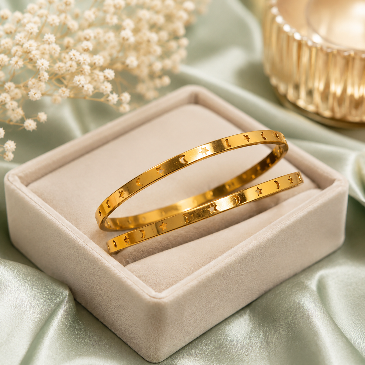 18K Gold Plated Women's Bangle