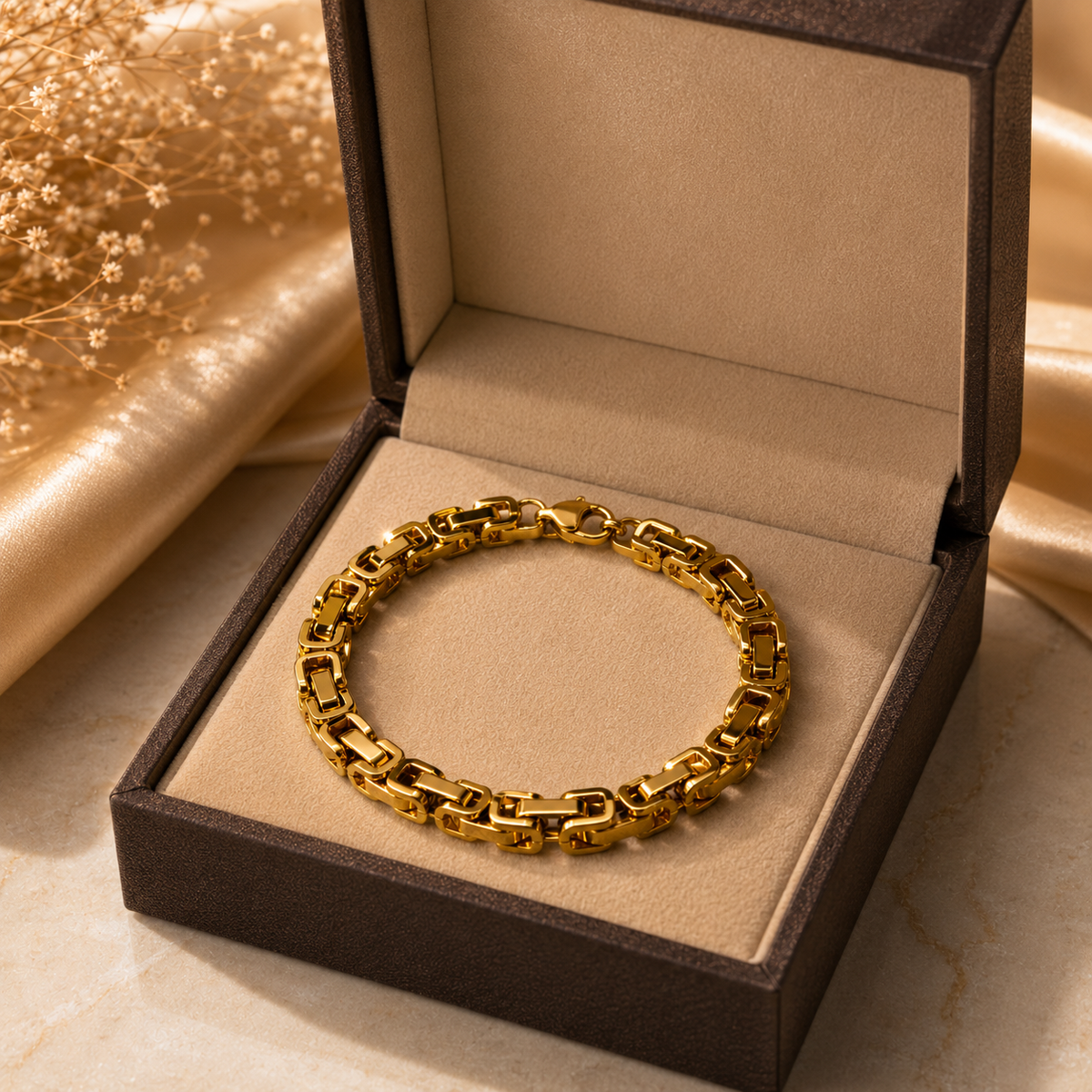 18K Gold Plated Men's Bracelet