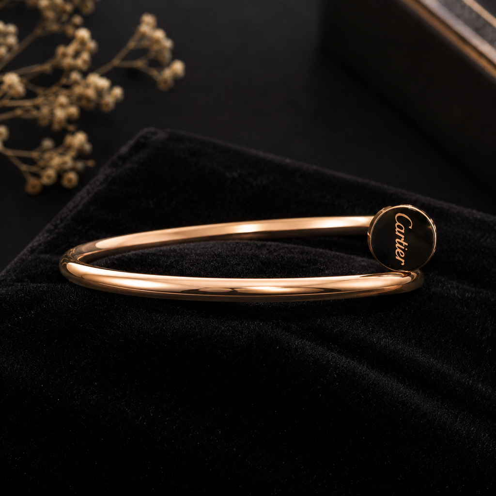 18K Rose Gold Plated Open Kada for Women