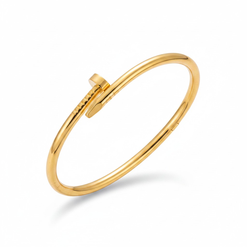 18K Gold Plated Open Kada for Women