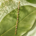 Elegant 18K Gold Plated Beaded Bracelet