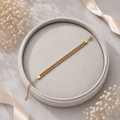 Gold Plated Beaded Chain Bracelet for Women – Elegant Layered Bracelet