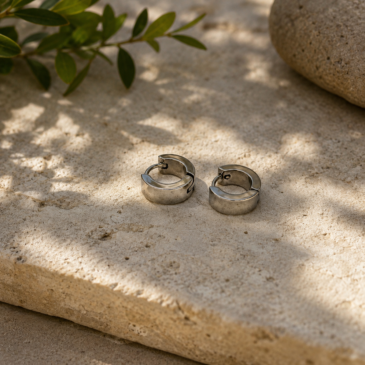 Classic Silver Hoop Earrings – Minimalist Design