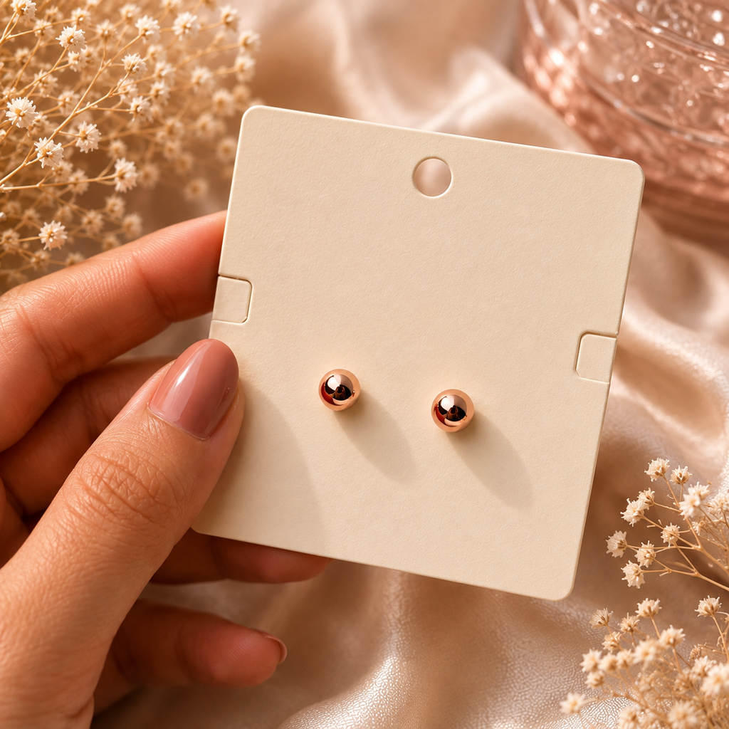 18K Rose Gold Plated 7 Days Earrings Set for Women
