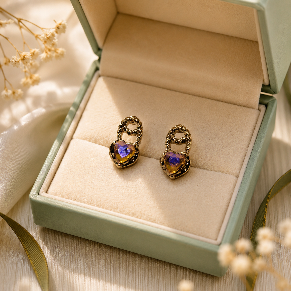7 Days Black & Multicolor Earrings Set for Women