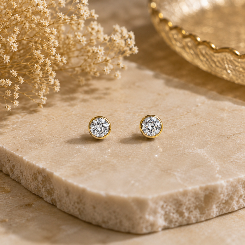 18K Gold Plated Multi-Design Earrings Set