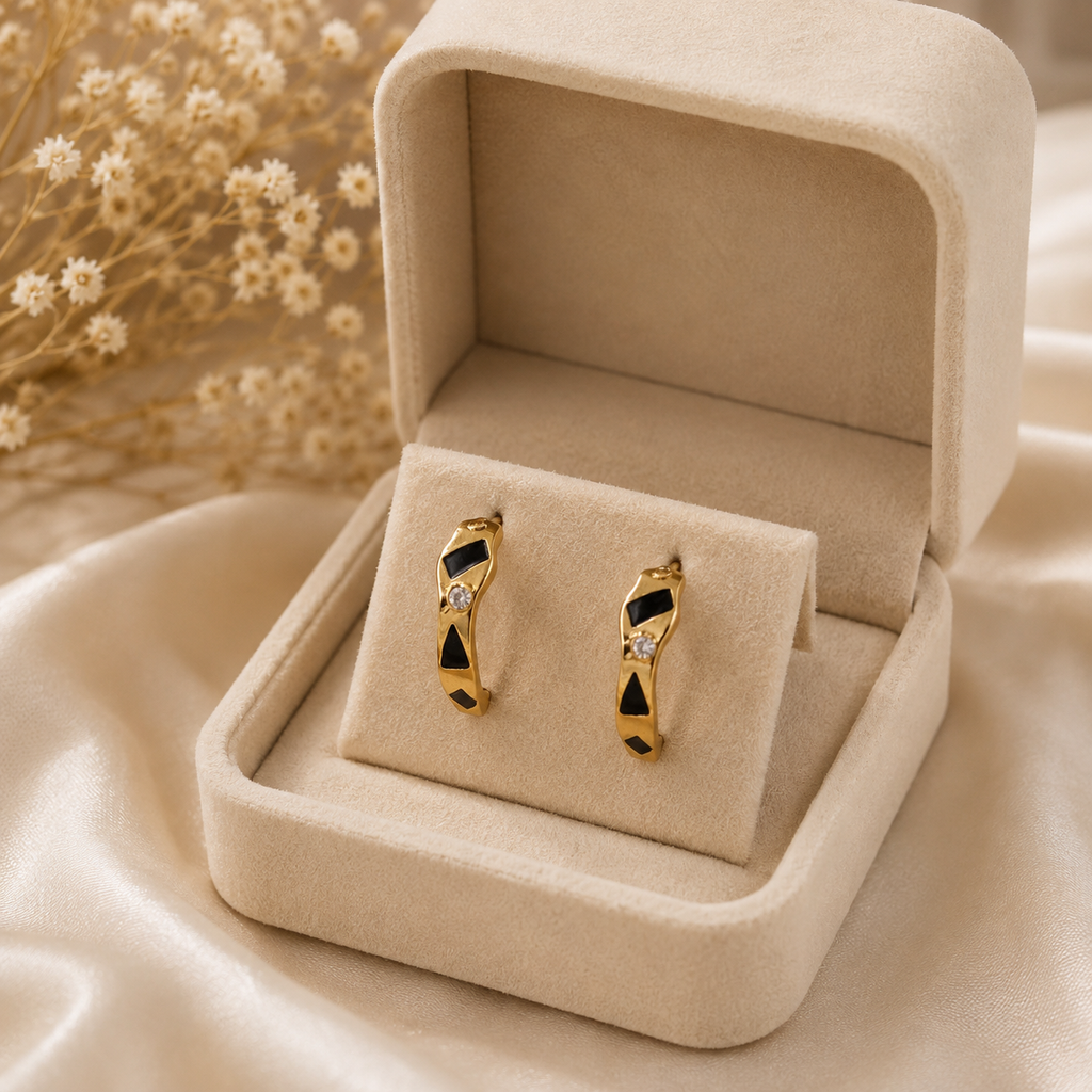 18K Gold Plated Multi-Design Earrings Set