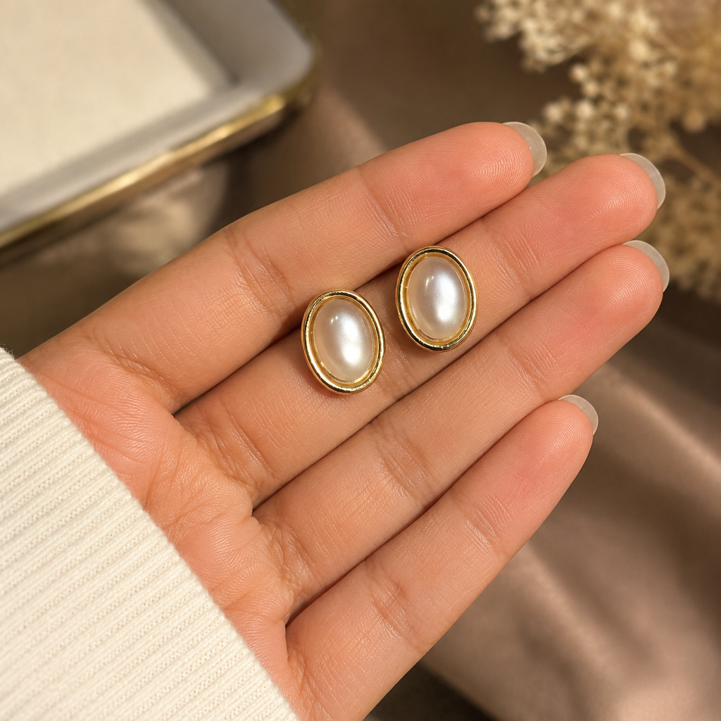18K Gold Plated Earrings Set for Women – 10 Pair Fashion Jewellery Collection