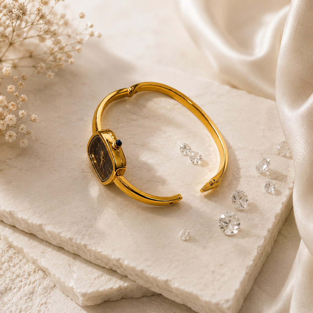 18K Gold Plated Watch