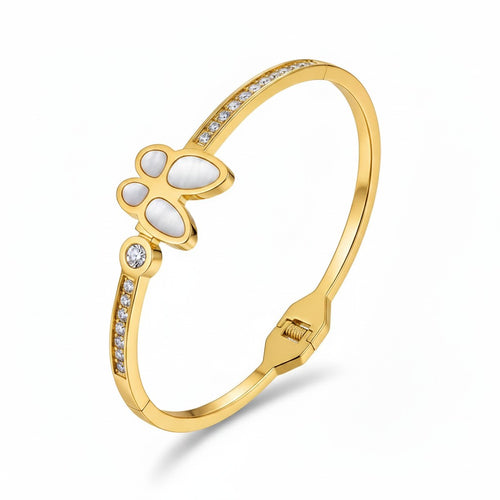 18K Gold Plated Butterfly Kada for Women