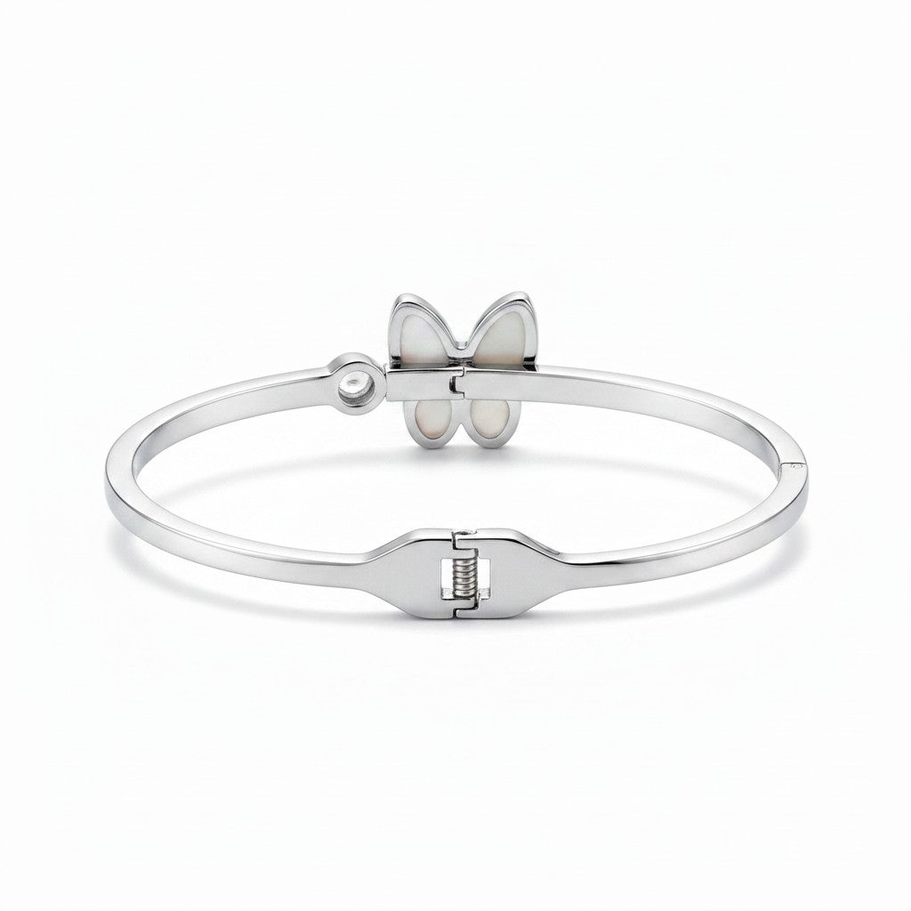 Stainless Steel Butterfly Kada for Women