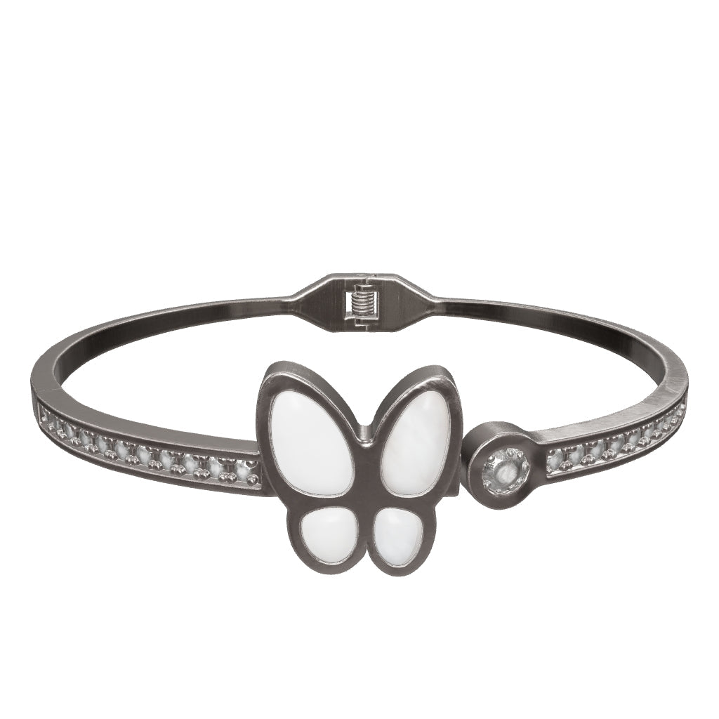 Stainless Steel Butterfly Kada for Women