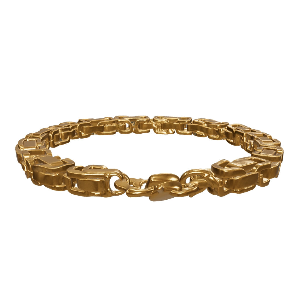 18K Gold Plated Men's Bracelet