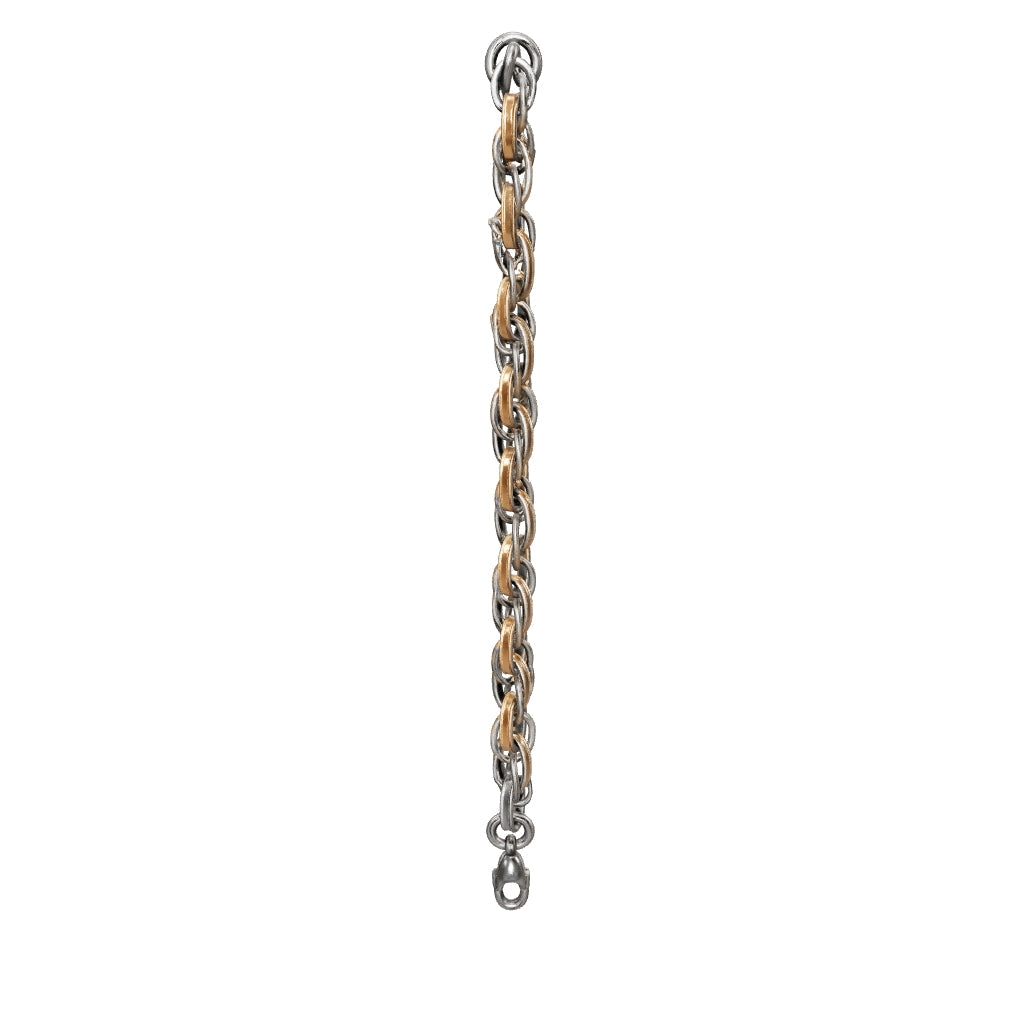 18K Gold Plated Men's Chain Bracelet