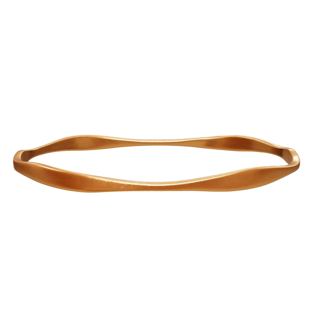 18K Gold Plated Minimalist Bangle for Women
